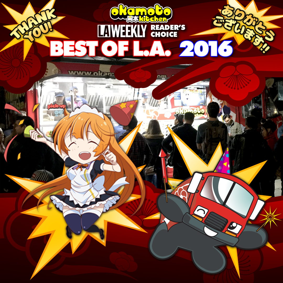 Okamoto Kitchen wins Best Food Truck of 2016!